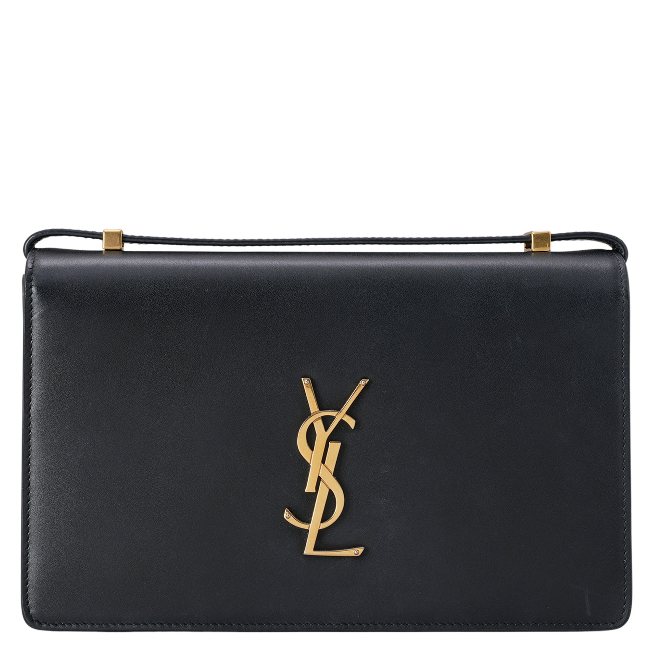 YVES SAINT LAURENT(USED)생로랑 601312 모노그램 레더 숄더백